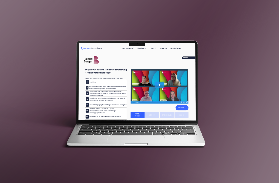 Jobinar project mockup