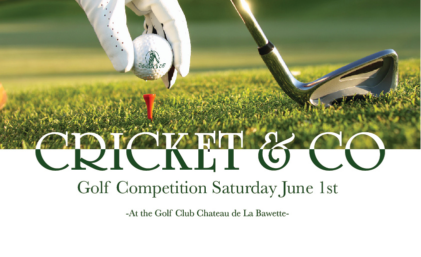 Cricket & Co – golf event announcement